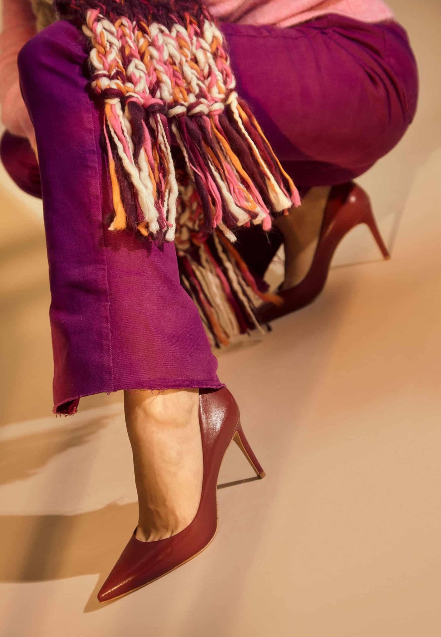 Mangará Beri Leather Pumps - 8.7cm High Heel